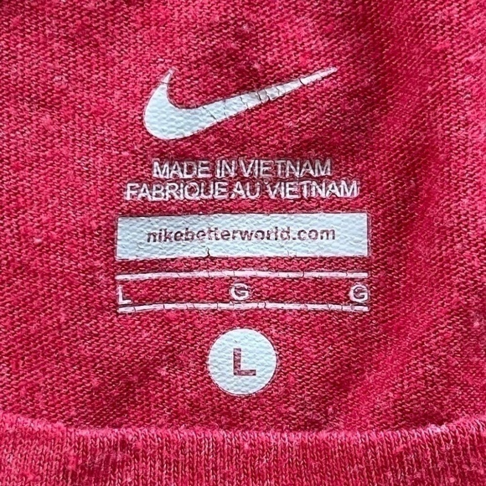Nike Washington State Cougars Red and Gray Cotton T Shirt - Picture 2 of 3